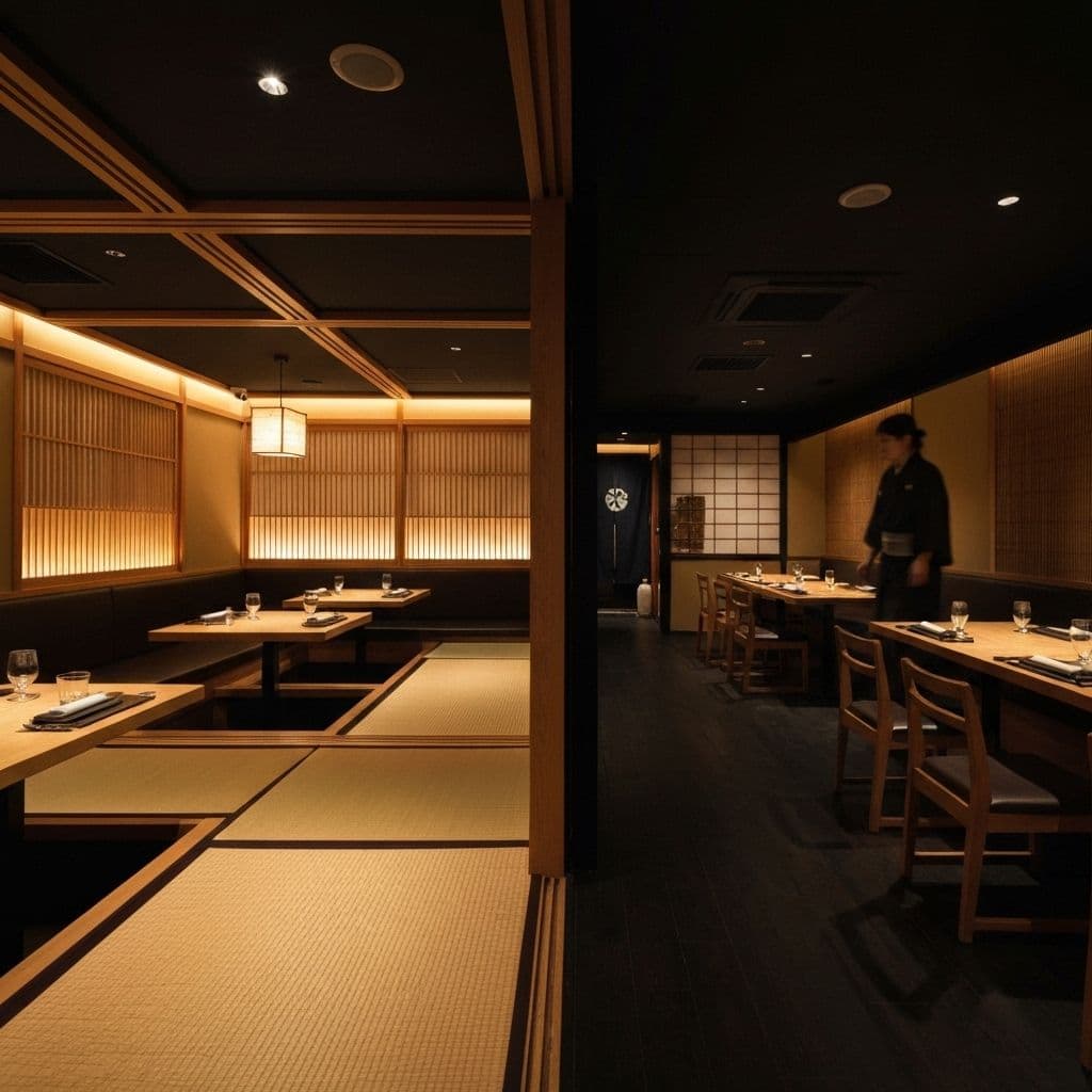 Interiér restaurace Kyo